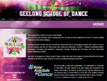Tablet Screenshot of geelongschoolofdance.com